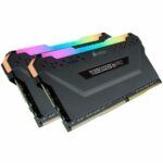 Corsair VENGEANCE® RGB PRO 32GB (2 x 16GB) DDR4 DRAM 3200MHz C16 Memory Kit — Black - CMW32GX4M2E3200C16