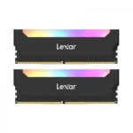 Lexar Hades 16GB Kit (8GBx2) RGB LED Lightning, DDR4 3600 MHz DRAM 1.35v CL 19 Desktop Memory for Gaming