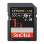 SanDisk 1TB Extreme PRO SDXC UHS-I Memory Card - C10, U3, V30, 4K UHD, SD Card - SDSDXXD-1T00-GN4IN