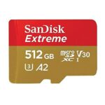 SanDisk Extreme microSDXC UHS-I Card- 512GB Memory Card