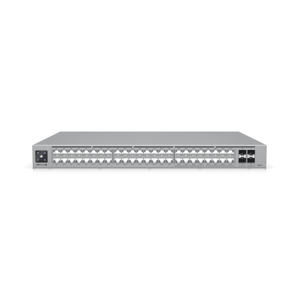 Ubiquiti Pro Max 48 PoE A 48-port, Layer 3 Etherlighting™ switch with 2.5 GbE and PoE++ output - USW-Pro-Max-48-PoE (720W)