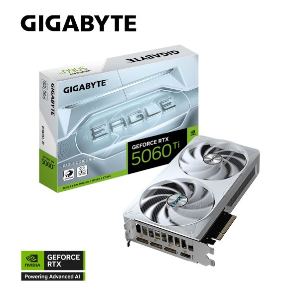 Gigabyte GeForce RTX™ 5060 Ti EAGLE OC ICE 16G - GV-N506TEAGLEOC ICE-16GD