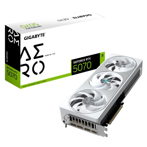Gigabyte GeForce RTX™ 5070 AERO OC 12G - GV-N5070AERO OC-12GD