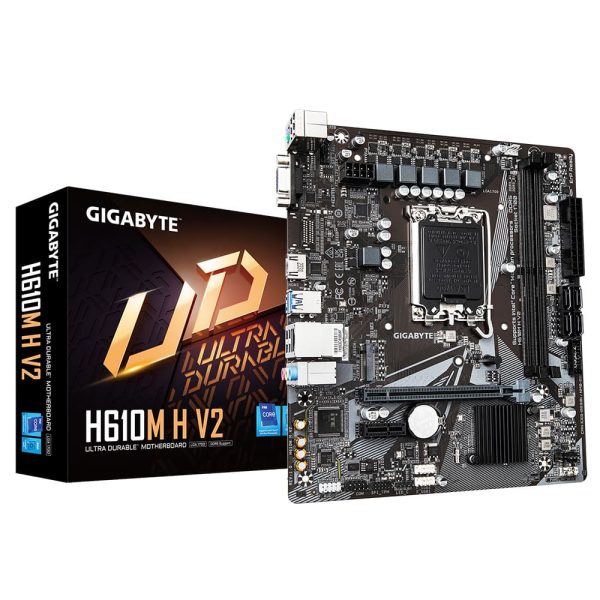 Gigabyte H610M H V2 (rev. 1.0) Intel® H610 Chipset Motherboard
