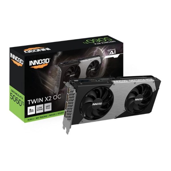 INNO3D GeForce RTX™ 5060 Ti 8GB TWIN X2 OC - N506T2-08D7X-193075N