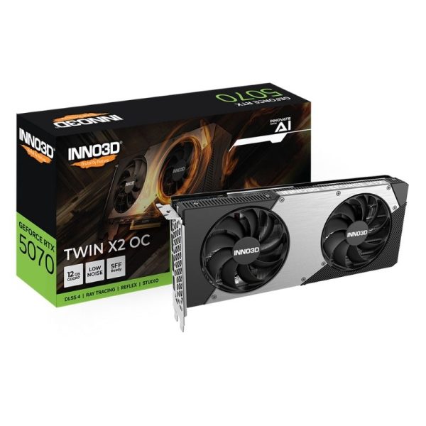 INNO3D GeForce RTX™ 5070 TWIN X2 OC - N50702-12D7X-195064N