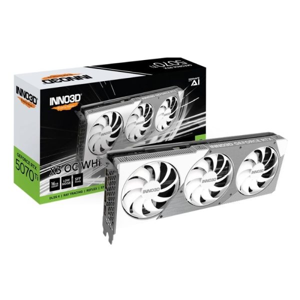 INNO3D GeForce RTX™ 5070 Ti X3 OC WHITE - N507T3-16D7X-176068W