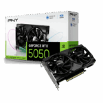 PNY GeForce RTX™ 5050 Dual Fan Graphics Card - VCG50508DFXPB1