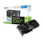 PNY GeForce RTX™ 5060 Ti 16GB Overclocked Dual Fan GPU - VCG5060T16DFXPB1-O