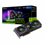 PNY GeForce RTX™ 5070 ARGB EPIC-X RGB™ Overclocked Triple Fan GPU - VCG507012TFXXPB1-O