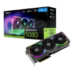 PNY GeForce RTX™ 5080 ARGB OC - EPIC-X RGB™ Overclocked Triple Fan GPU - VCG508016TFXXPB1-O